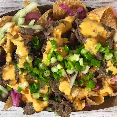Bulgogi Wonton Nachos